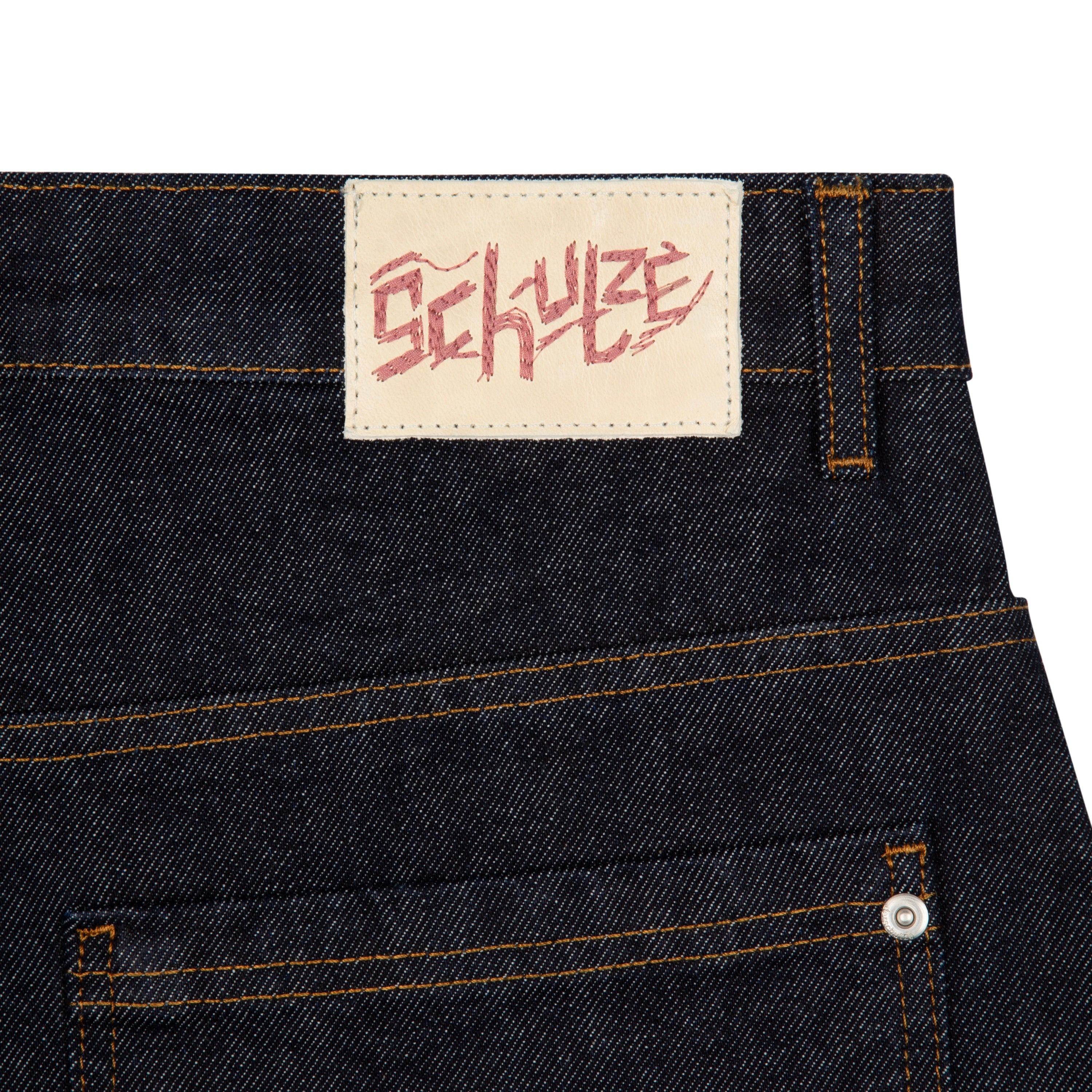 Blossom V3 Indigo Raw Denim Jeans (02) | Vintage Streetwear Baggy Pants-Coordom