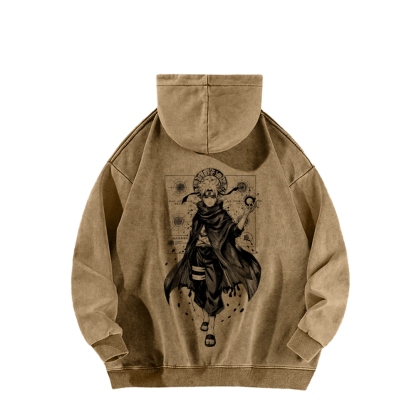 Naruto Casual Washed Hoodie 2509012969-Coordom