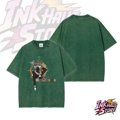 Josuke Higashikata  Jojolion JoJo's Bizarre Adventure Part 8: The Gospel of JoJo Short Sleeve Cotton Unisex Retro Wash Tee-Coordom