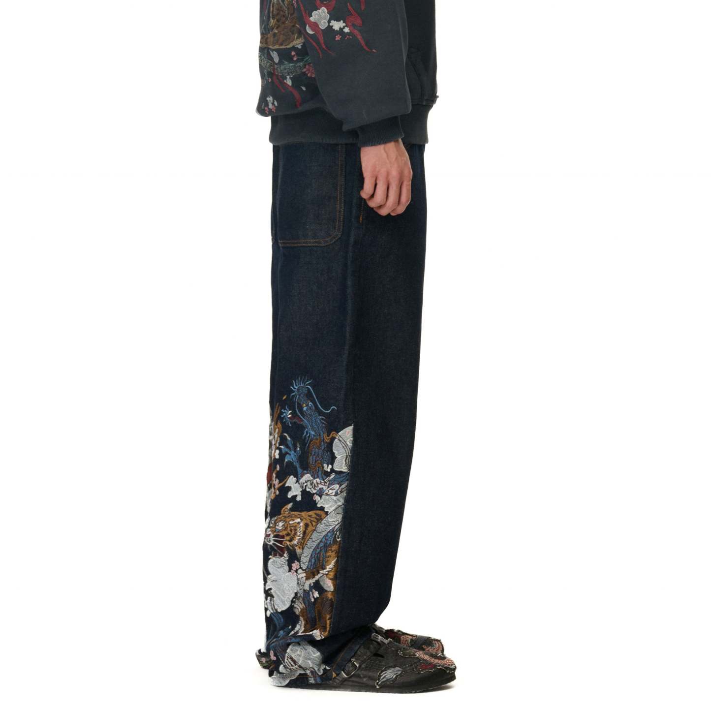 "yakuza" raw Denim blue-Coordom
