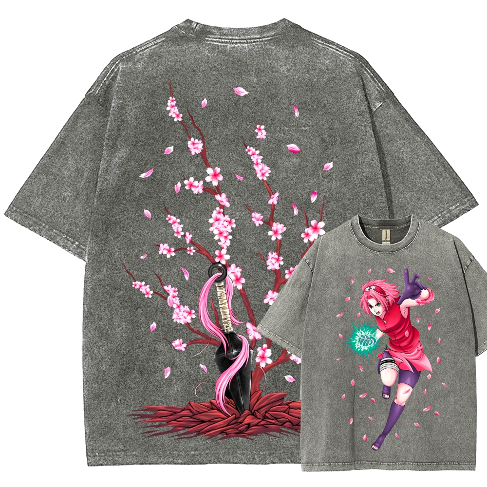 Naruto Unisex Fit Washed T-Shirt 2507030119-Coordom