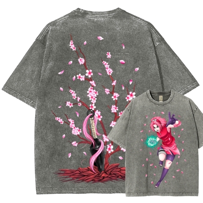 Naruto Unisex Fit Washed T-Shirt 2507030119-Coordom