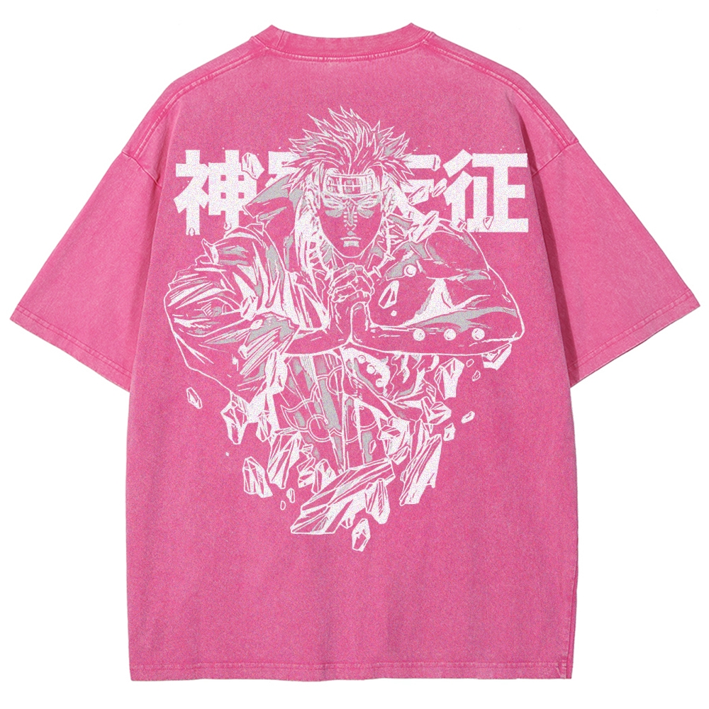 Naruto Unisex Fit Washed T-Shirt 2502003593-Coordom