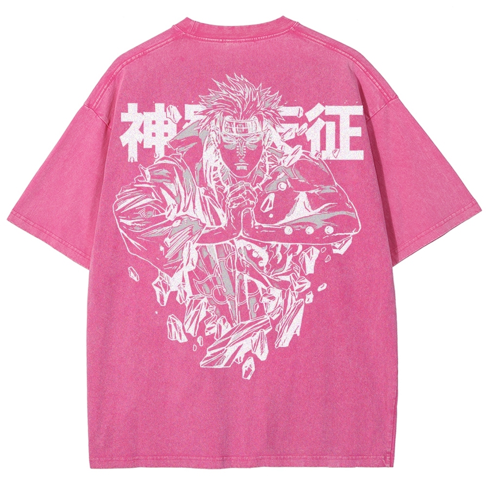 Naruto Unisex Fit Washed T-Shirt 2502003593-Coordom