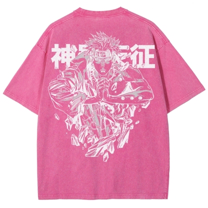 Naruto Unisex Fit Washed T-Shirt 2502003593-Coordom