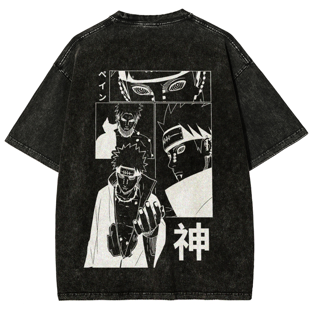 Naruto Unisex Fit Washed T-Shirt 2509012213-Coordom