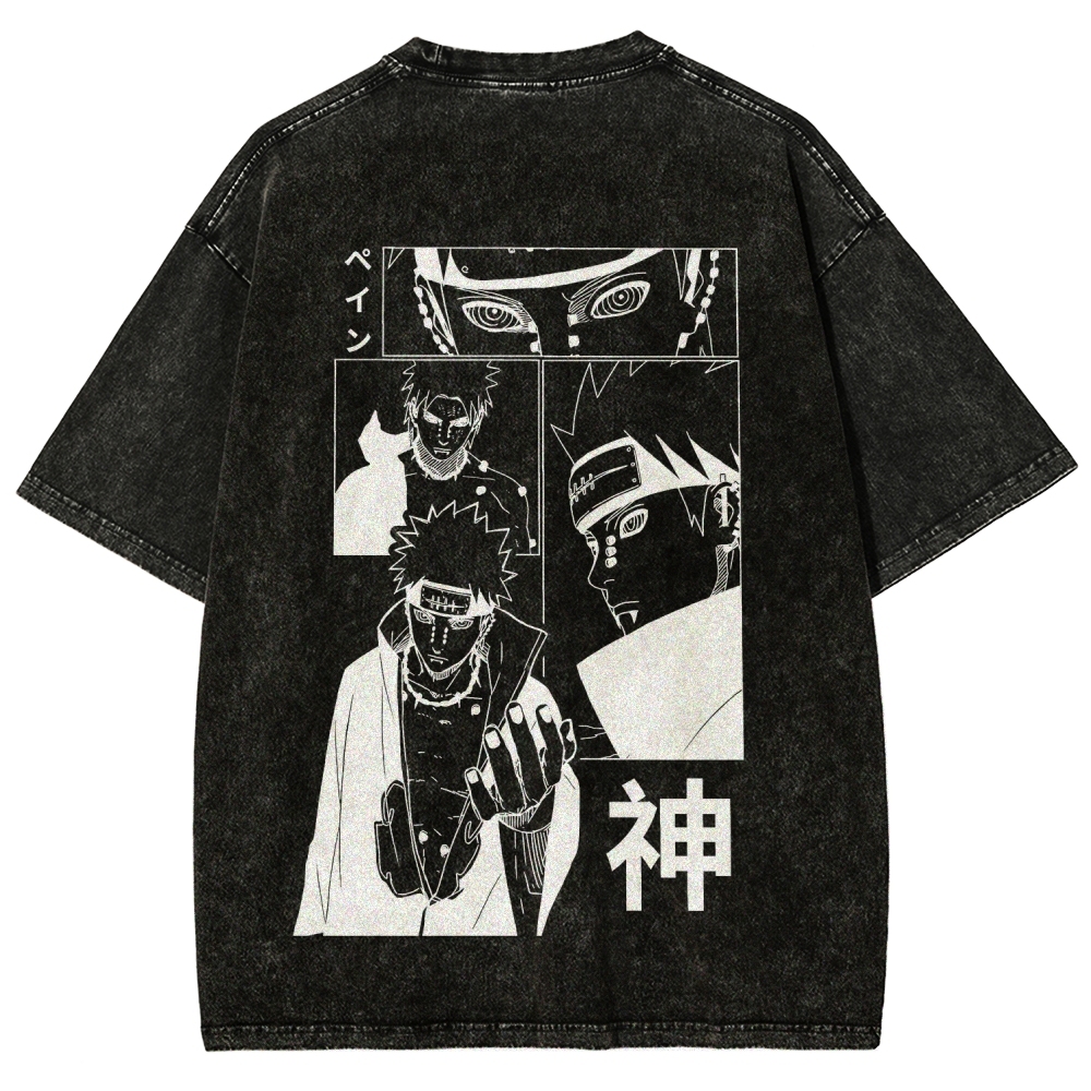 Naruto Unisex Fit Washed T-Shirt 2509012213-Coordom