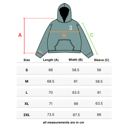  Tres Hoodie-Coordom