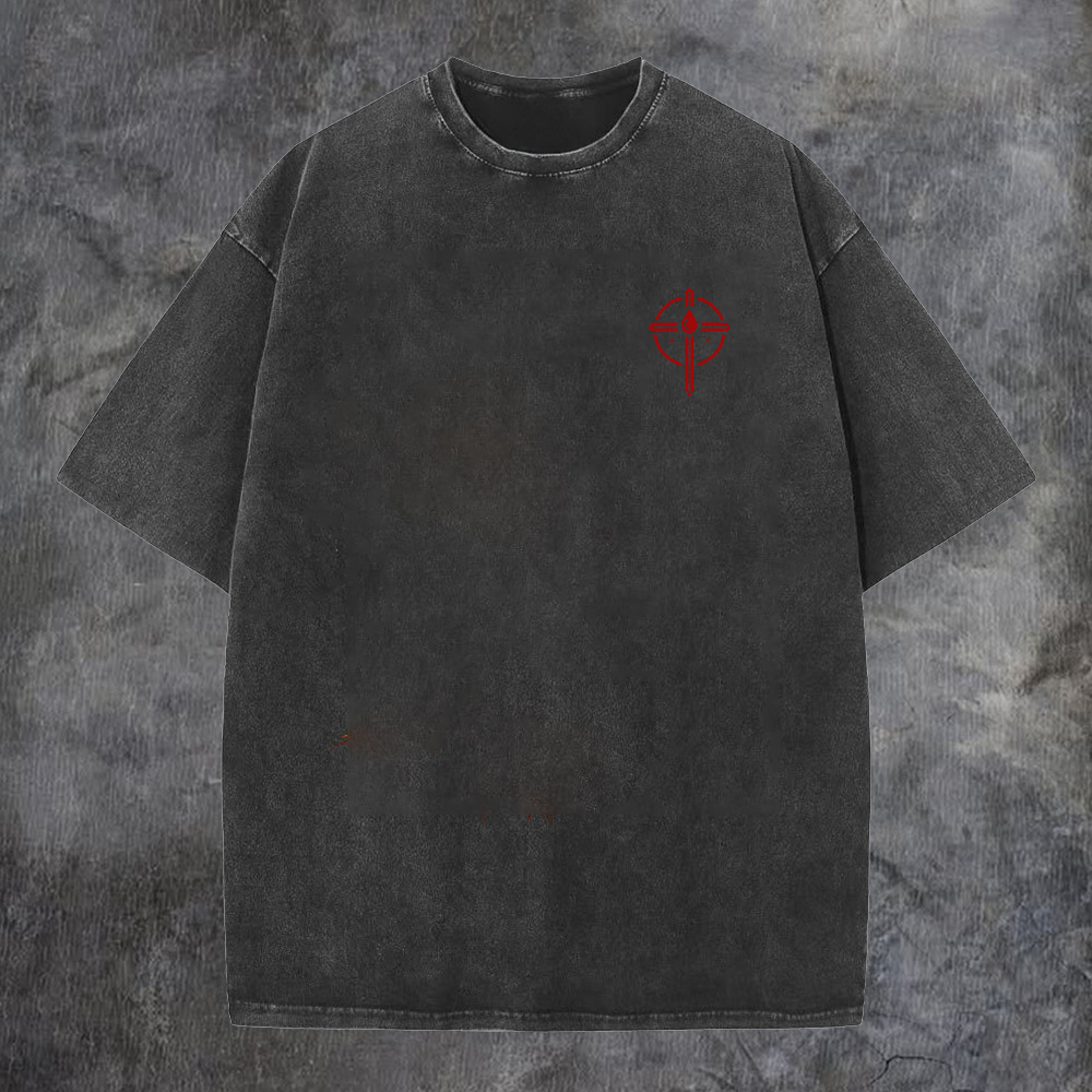 Speak With Honesty Think With Sincerity Act With Integrity Washed T-shirt-Coordom