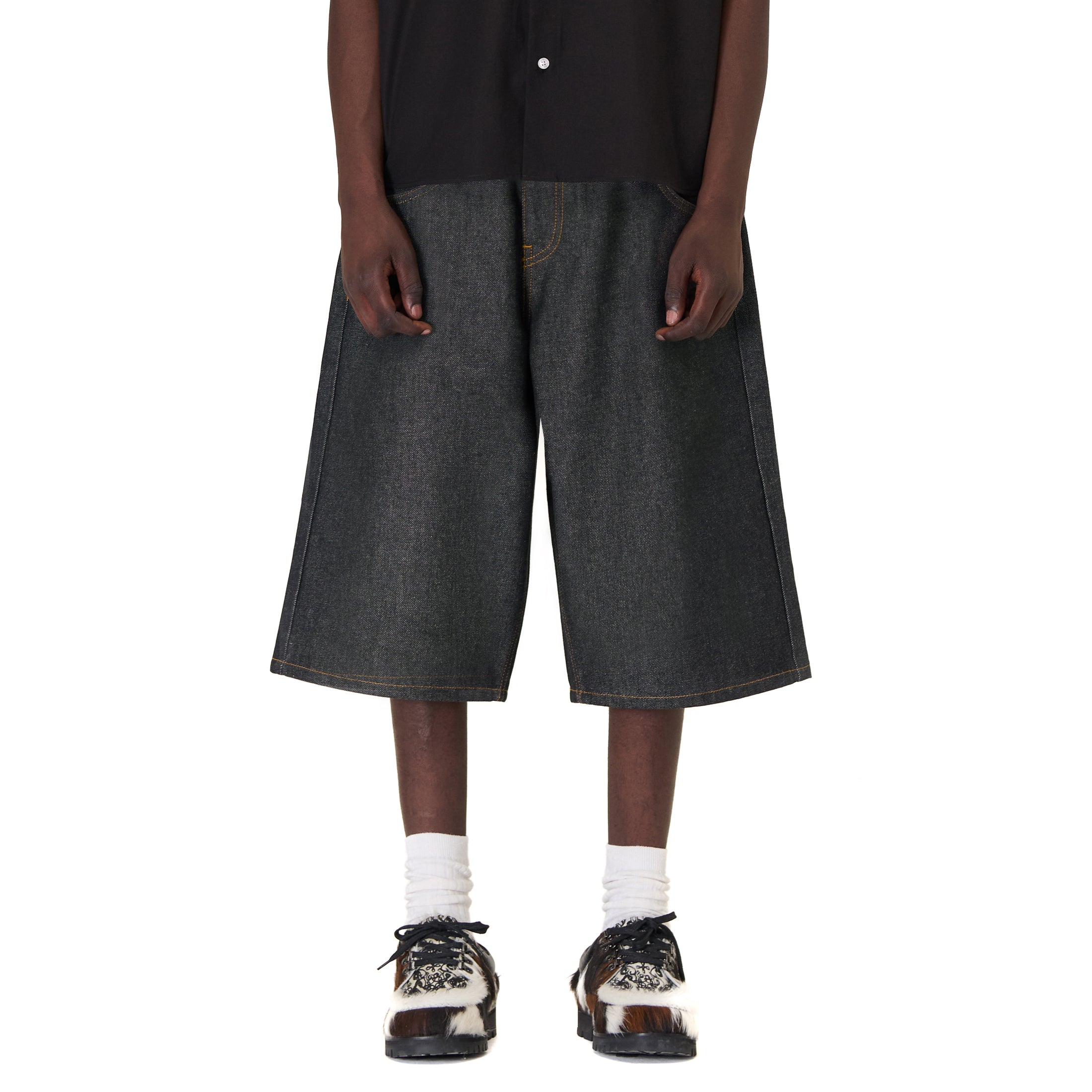  black raw Jorts 01-Coordom