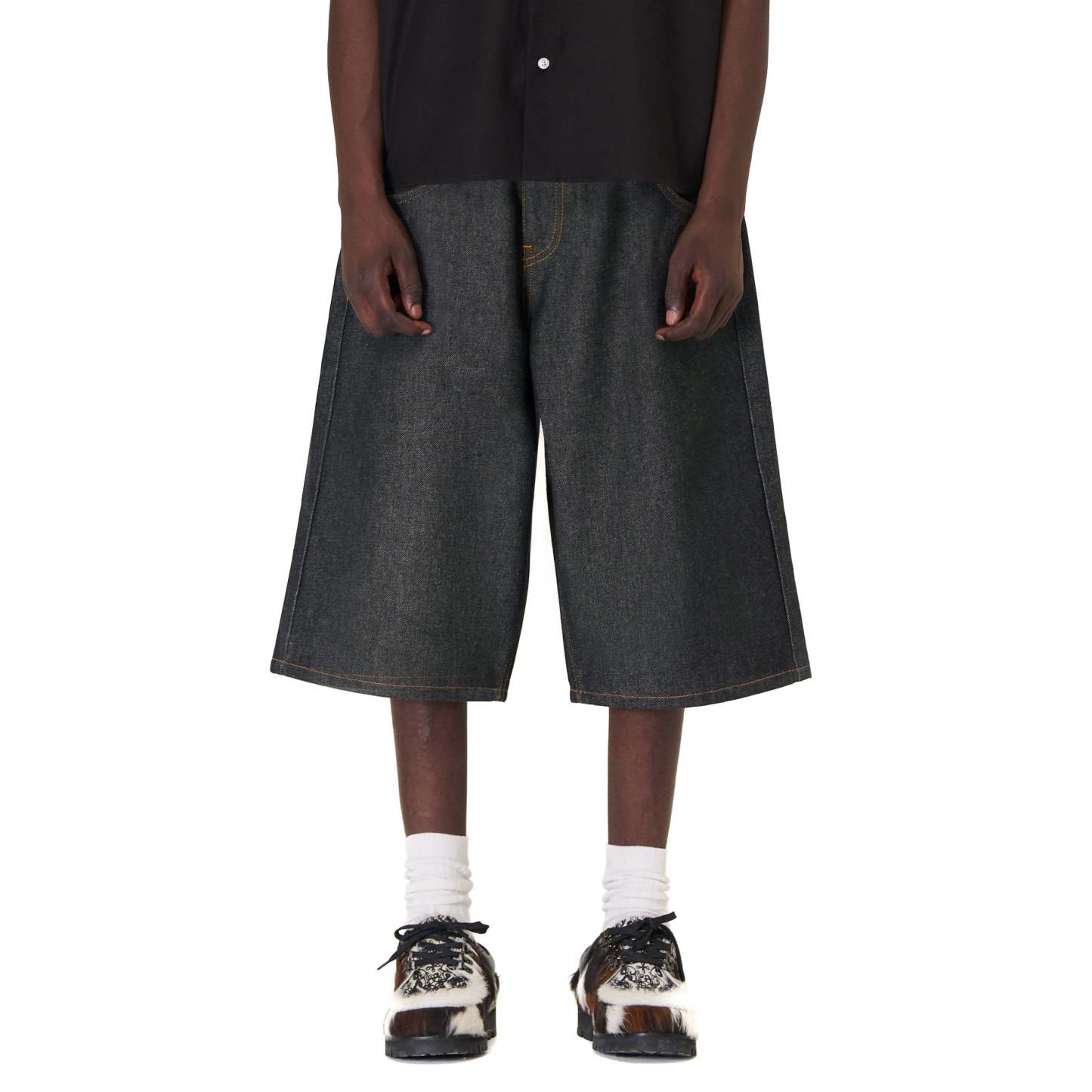  black raw Jorts 01-Coordom