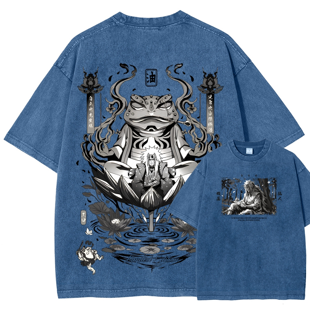Jiraiya Unisex Fit Washed T-Shirt 2510008383-Coordom