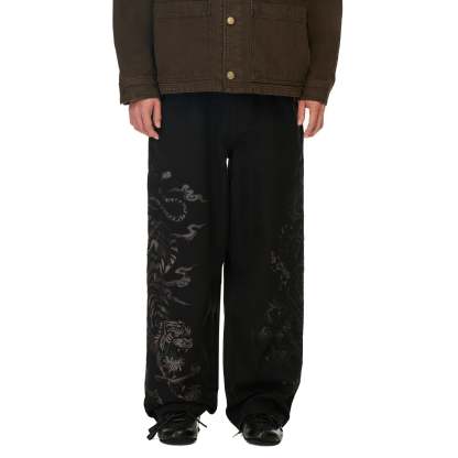 "yakuza" Denim black 01-Coordom