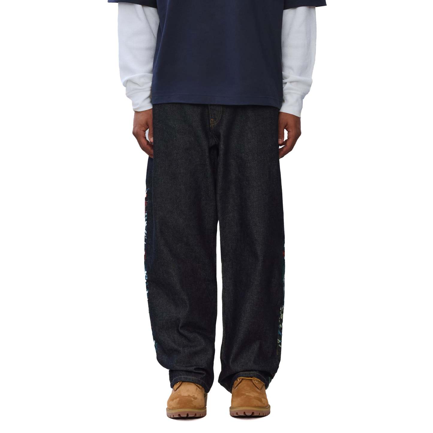 "koi pond" indigo raw Denim-Coordom