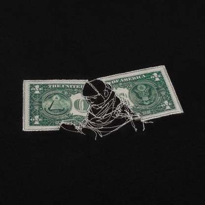 "1$" T-Shirt black-Coordom