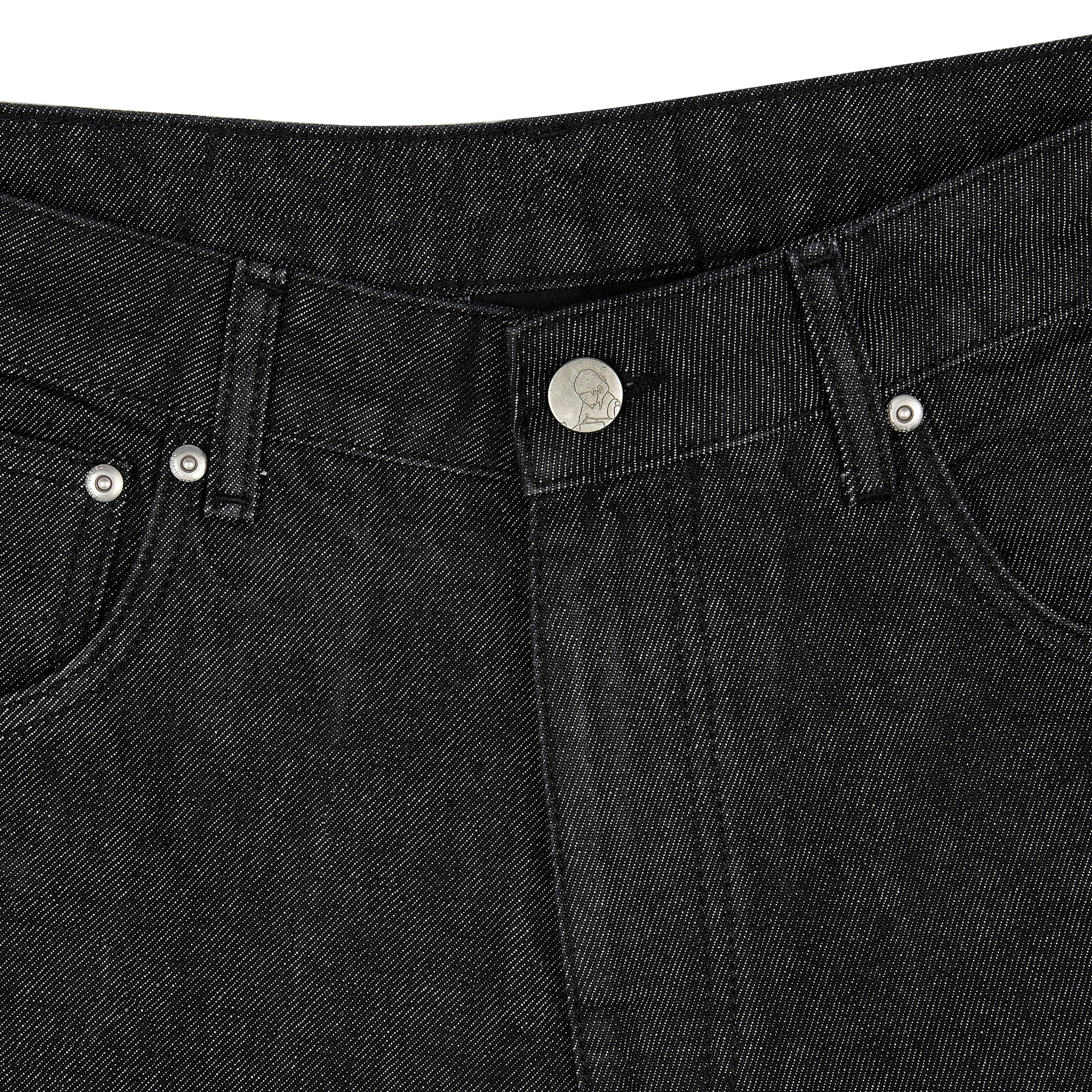 "koi fish v2" Jorts raw black-Coordom