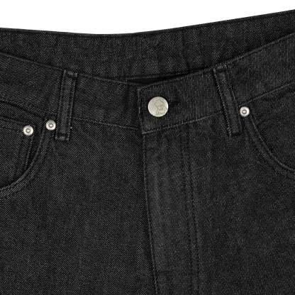 "koi fish v2" Jorts raw black-Coordom