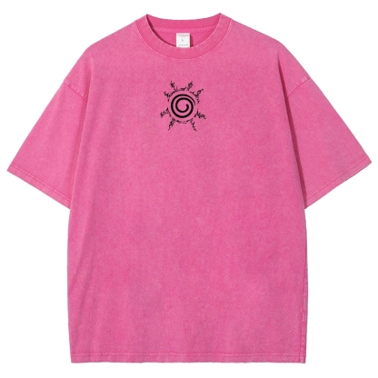 Naruto Unisex Fit Washed T-Shirt 2508017073-Coordom