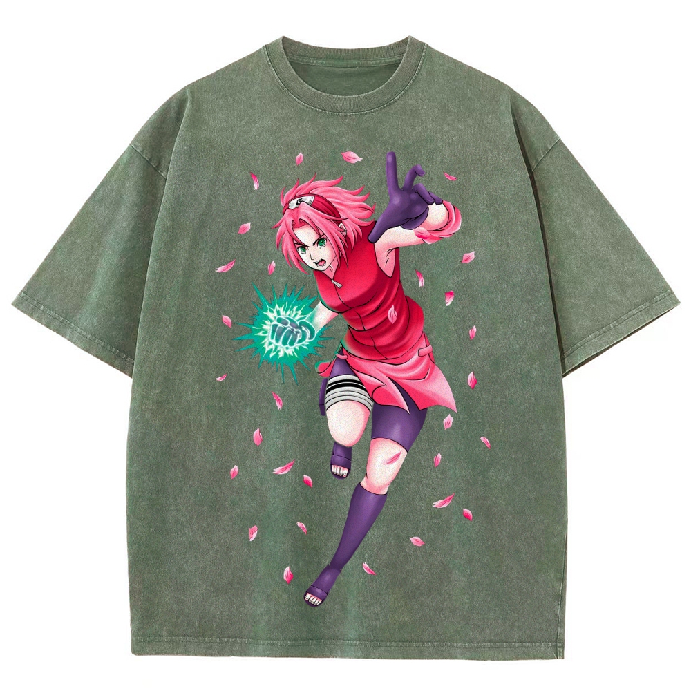 Naruto Unisex Fit Washed T-Shirt 2507030119-Coordom