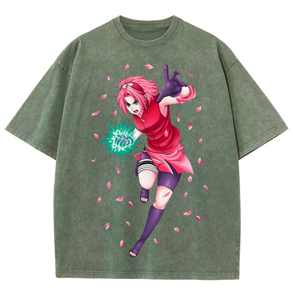 Naruto Unisex Fit Washed T-Shirt 2507030119-Coordom