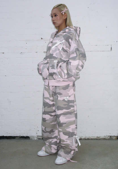 WHISPER OVERSIZED SWEATPANTS PASTEL CAMO-Coordom