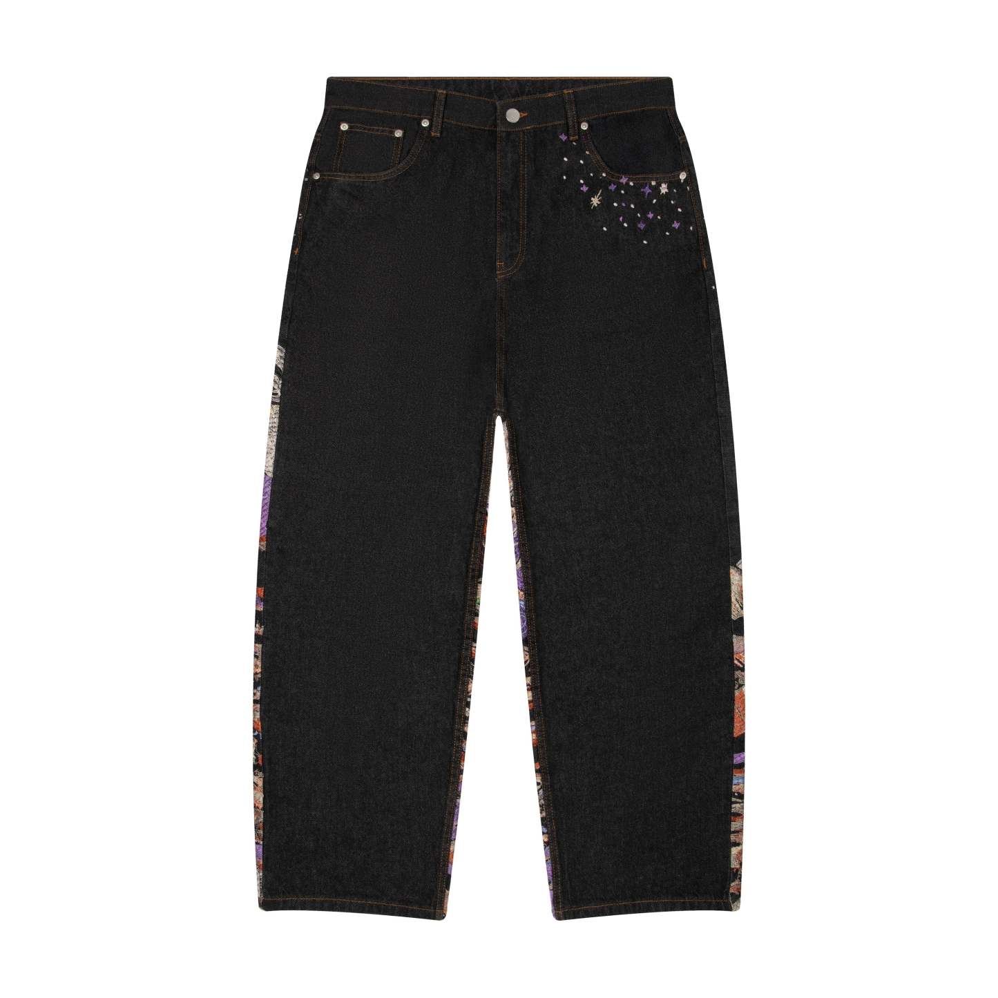 "sunset" black raw Denim-Coordom