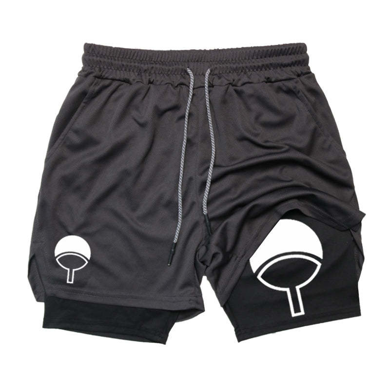 Uchiha Gym Shorts-Coordom