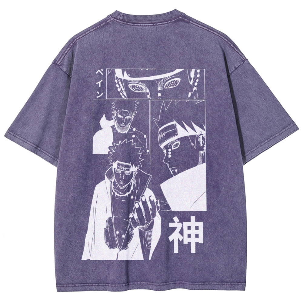 Naruto Unisex Fit Washed T-Shirt 2509012213-Coordom
