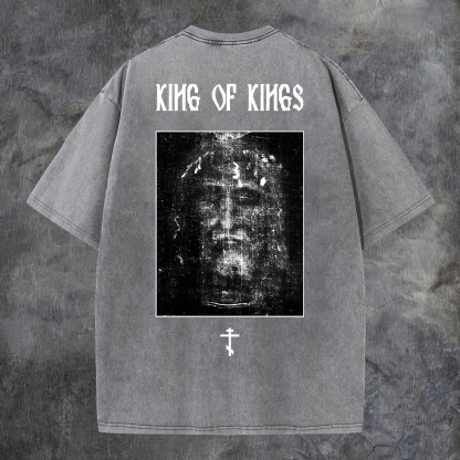 King Of Kings Washed T-Shirt-Coordom