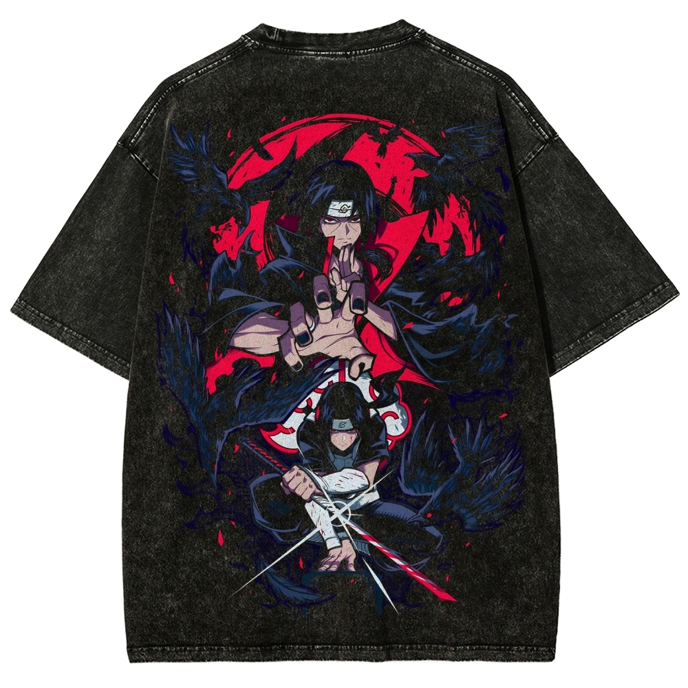 Naruto Unisex Fit Washed T-Shirt 2507030042-Coordom
