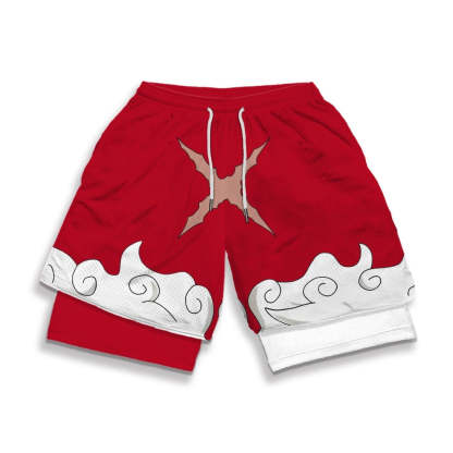 Luffy Gym Shorts-Coordom
