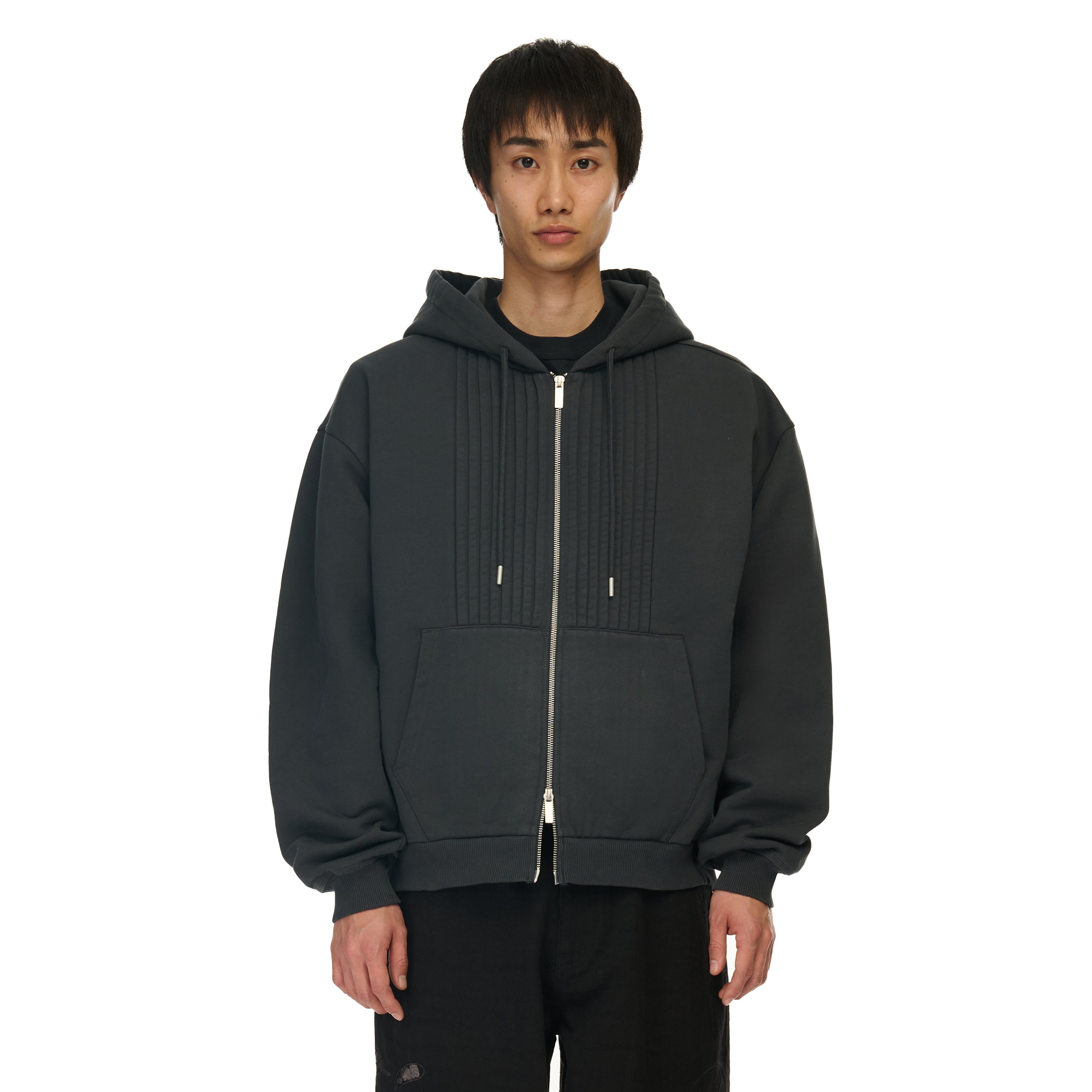 "yakuza v2" Zip Up grey-Coordom