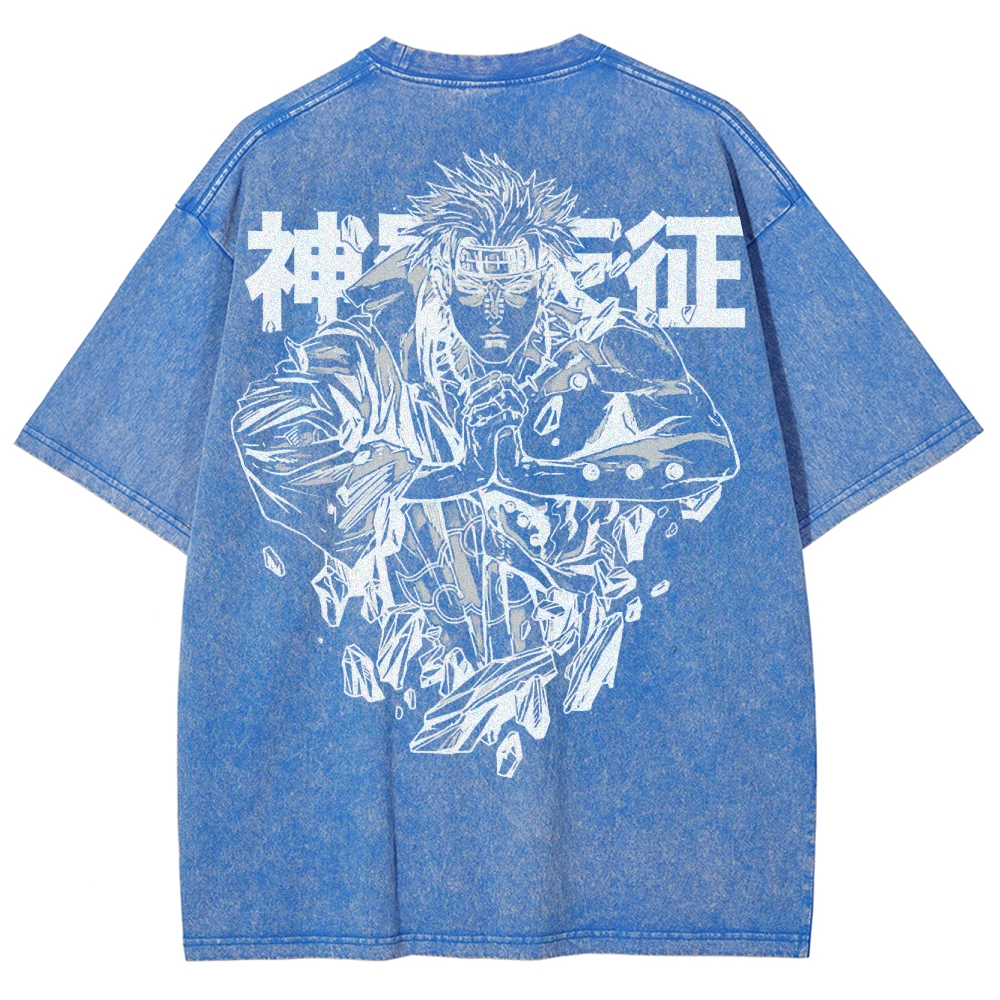 Naruto Unisex Fit Washed T-Shirt 2502003593-Coordom