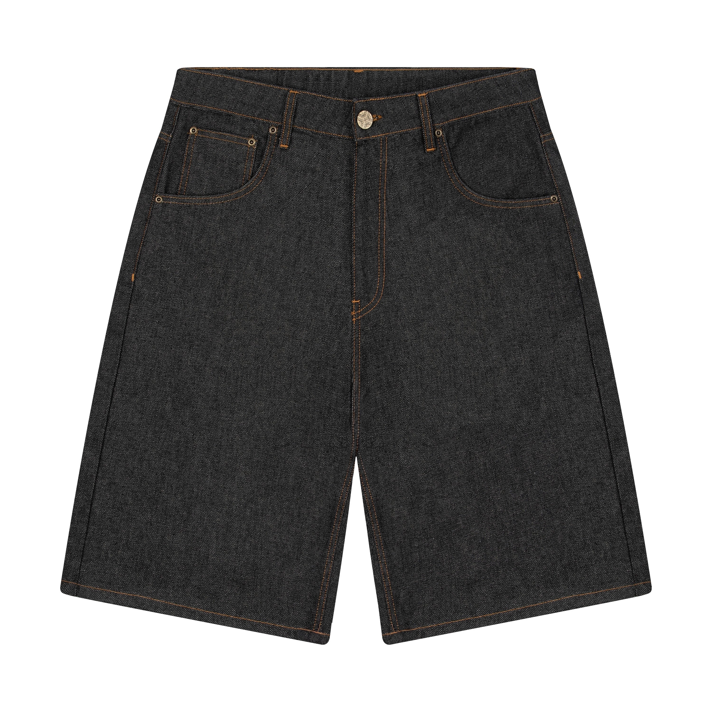  black raw Jorts 01-Coordom