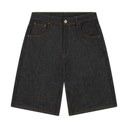  black raw Jorts 01-Coordom