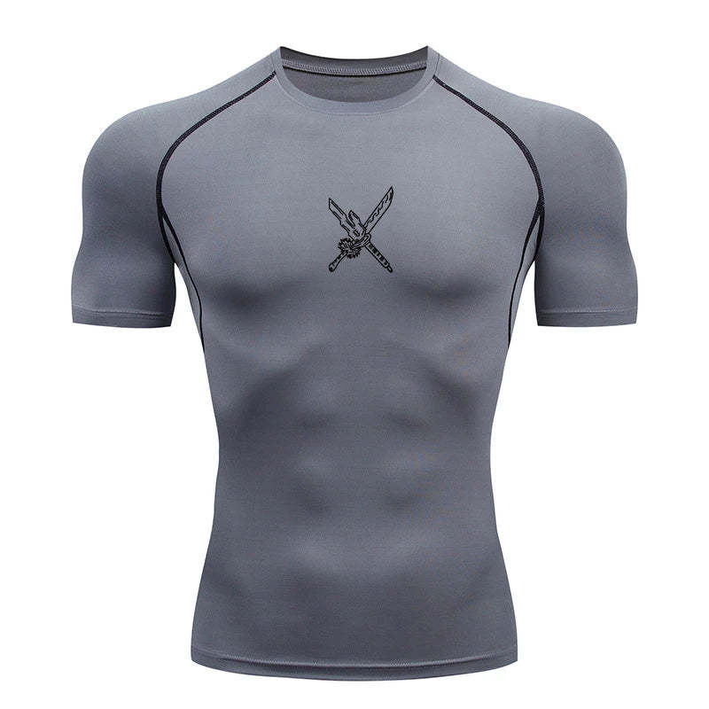Double Sword Compression T-Shirt-Coordom