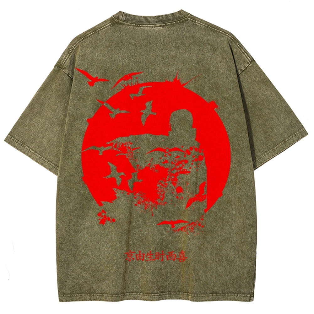 Naruto Unisex Fit Washed T-Shirt 2508023392-Coordom