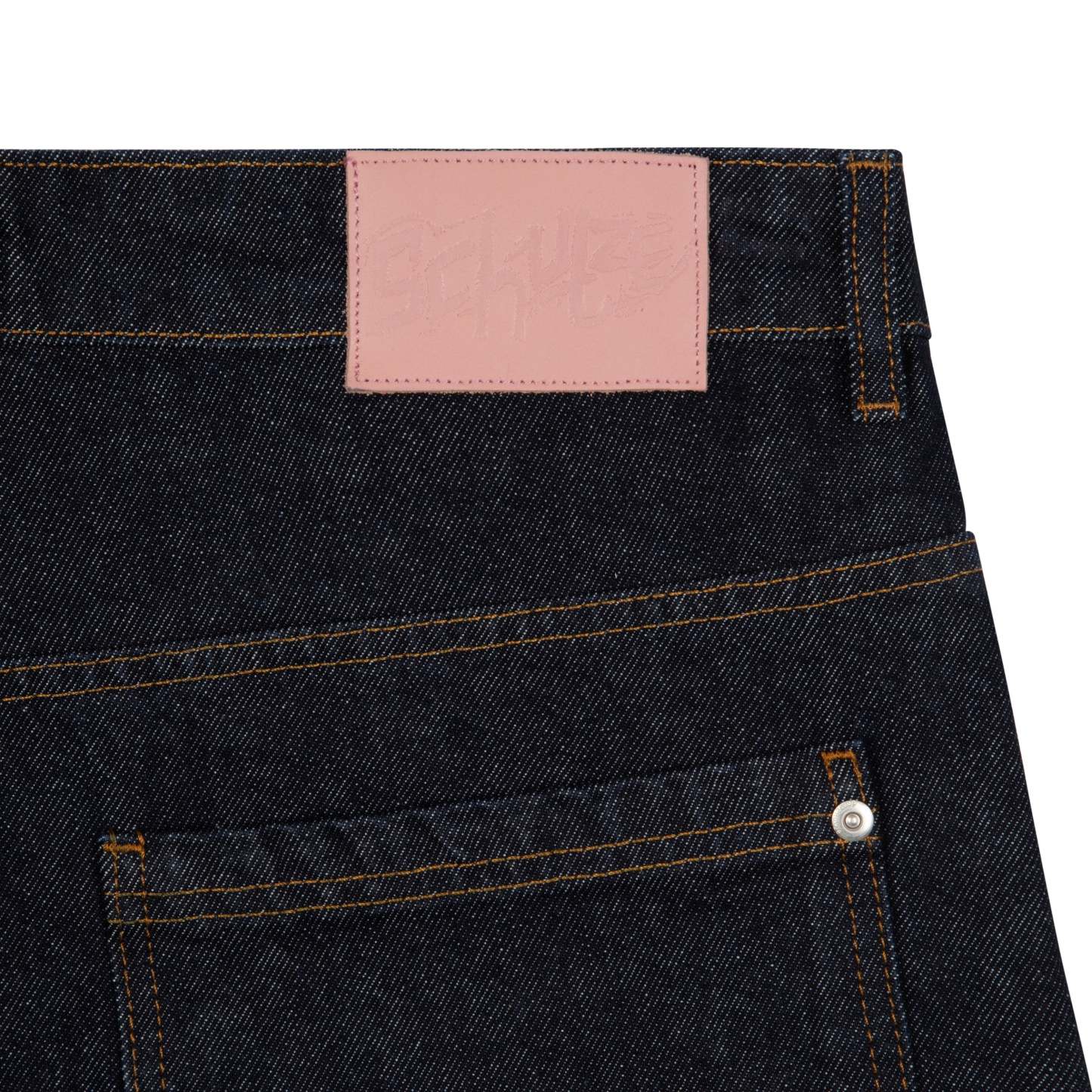 Blossom V3 Indigo Raw Denim Jeans | Vintage Streetwear Baggy Pants-Coordom