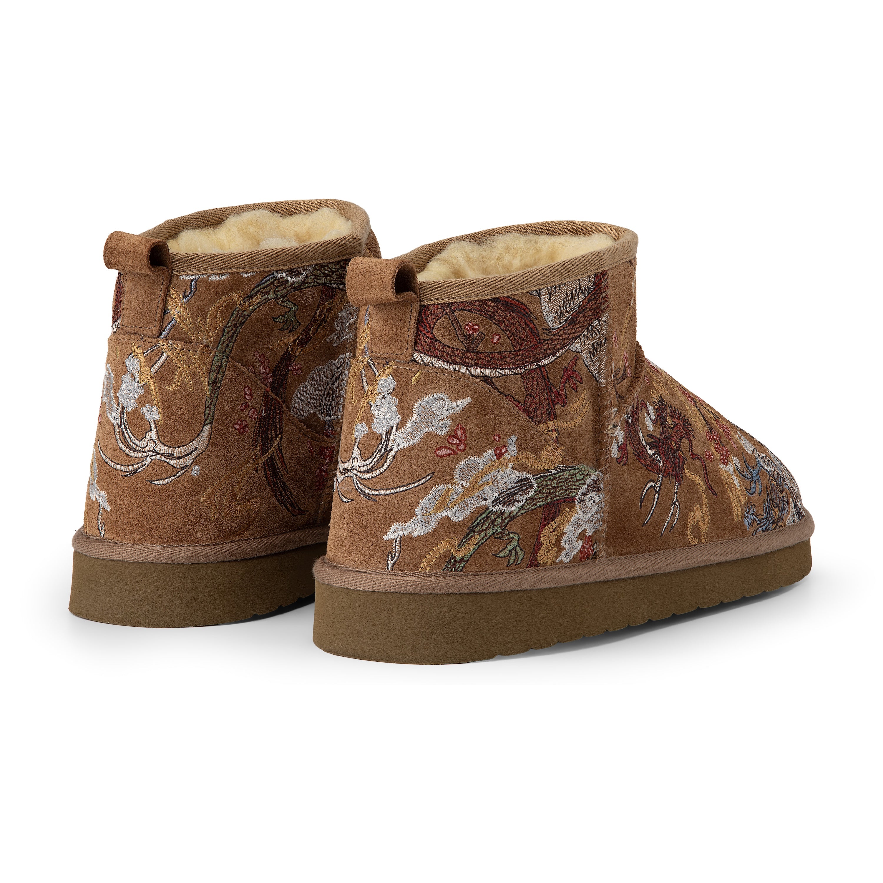 "yakuza" fur-lined Boots-Coordom