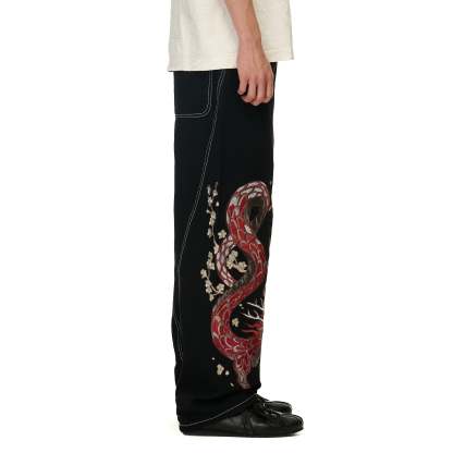 "yakuza v2" black Denim-Coordom