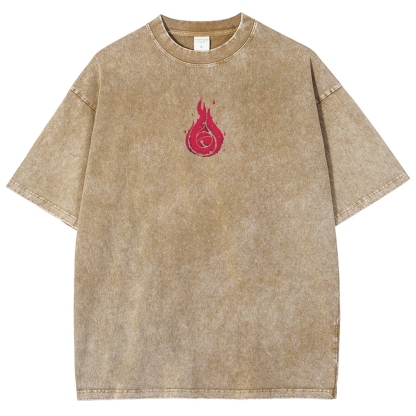 Naruto Unisex Fit Washed T-Shirt 2507030098-Coordom