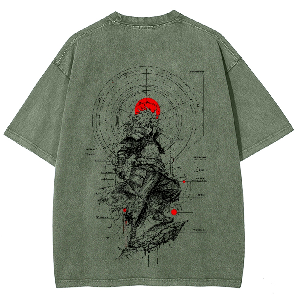 Naruto Unisex Fit Washed T-Shirt 2508017092-Coordom