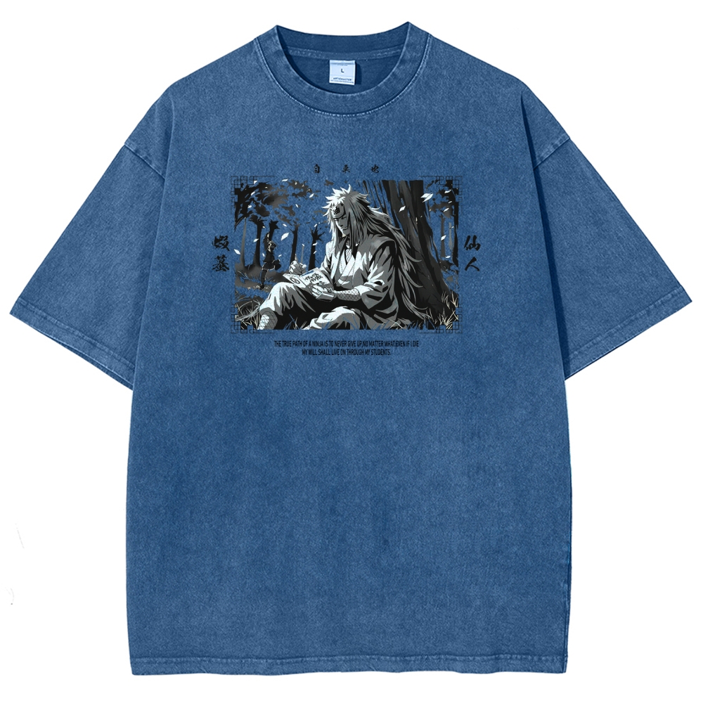 Jiraiya Unisex Fit Washed T-Shirt 2510008383-Coordom