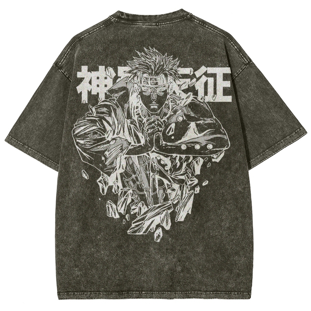 Naruto Unisex Fit Washed T-Shirt 2502003593-Coordom