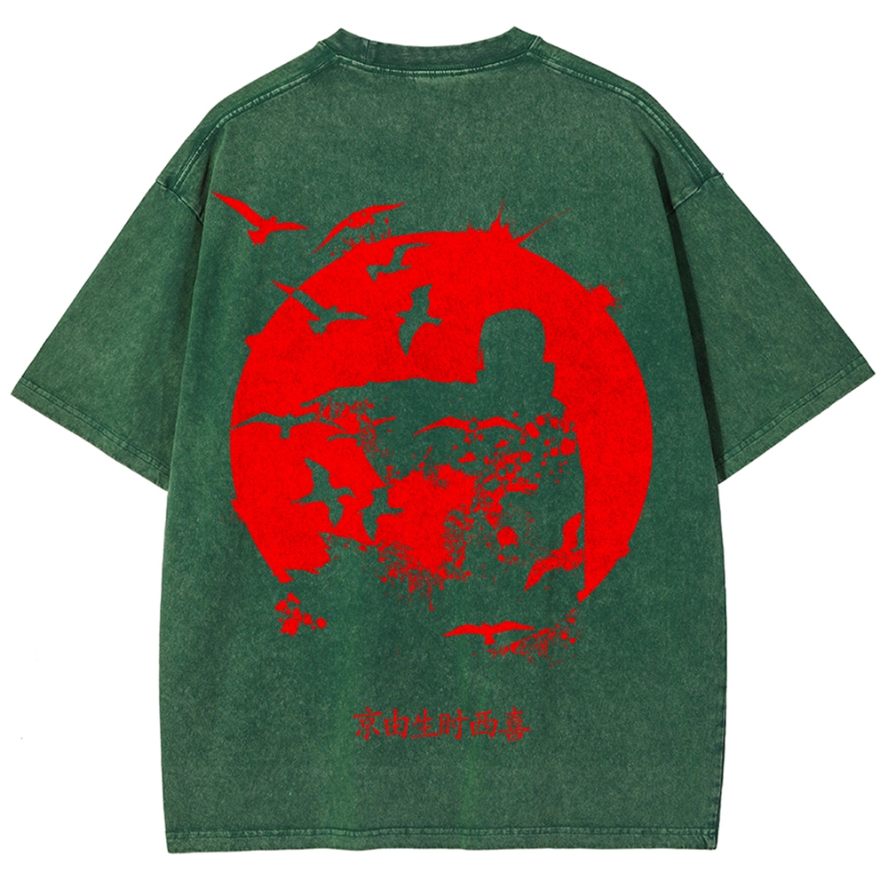Naruto Unisex Fit Washed T-Shirt 2508023392-Coordom