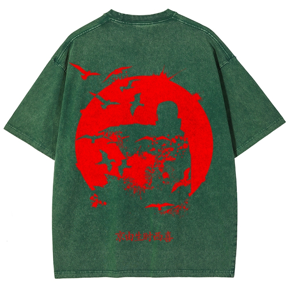 Naruto Unisex Fit Washed T-Shirt 2508023392-Coordom