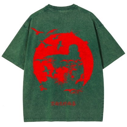 Naruto Unisex Fit Washed T-Shirt 2508023392-Coordom