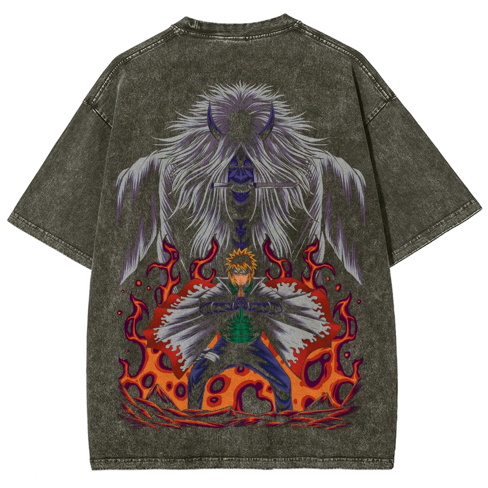 Naruto Unisex Fit Washed T-Shirt 2507030107-Coordom