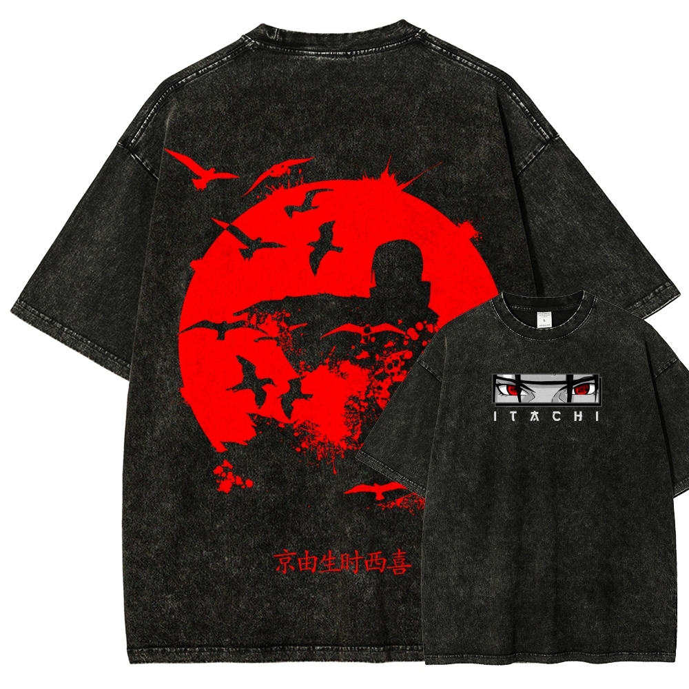 Naruto Unisex Fit Washed T-Shirt 2508023392-Coordom