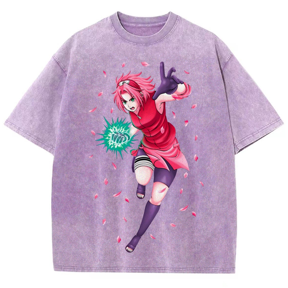 Naruto Unisex Fit Washed T-Shirt 2507030119-Coordom